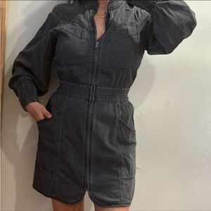 H&M Long Sleeve Denim Dress